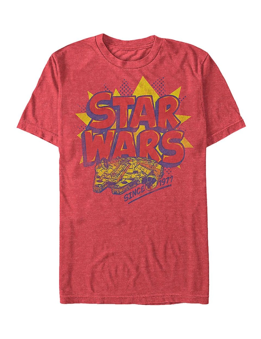 Rockinstone - T-shirt Millennium Falcon desde 1977 Guerra nas Estrelas