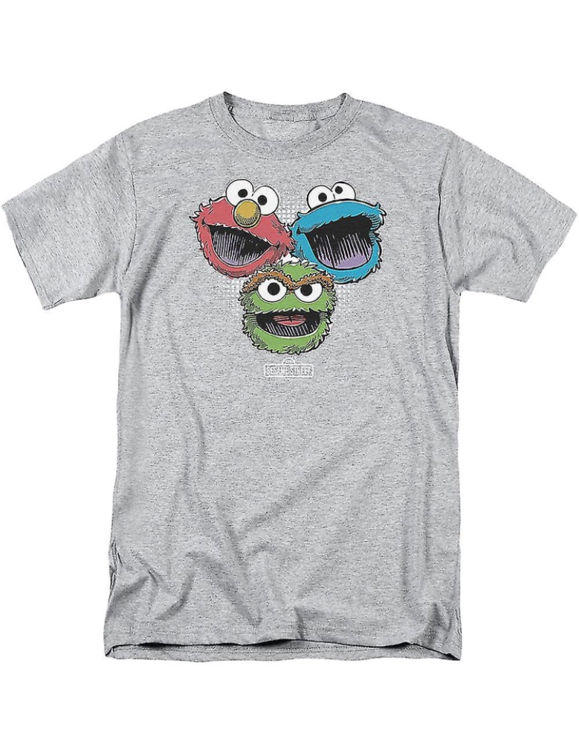 Rockinstone - T-shirt Elmo Cookie Monster Oscar The Grouch Vila Sésamo