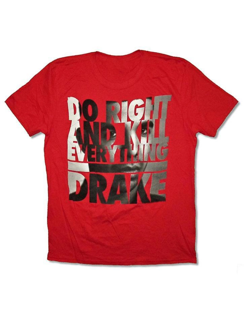 Rockinstone - T-shirt Cartas de rosto de Drake