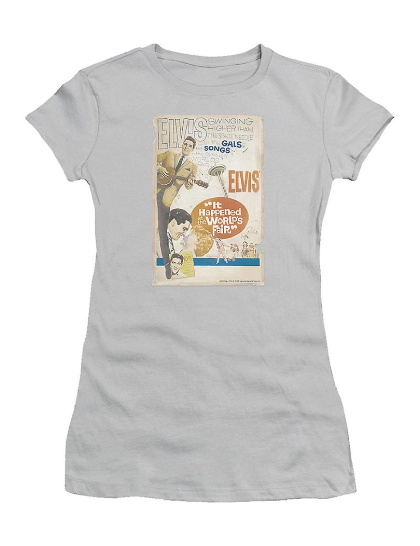 Rockinstone - T-shirt Junior Aconteceu na Feira Mundial Camisa Elvis Presley