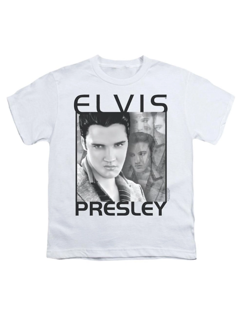 Rockinstone - T-shirt Elvis Presley na frente