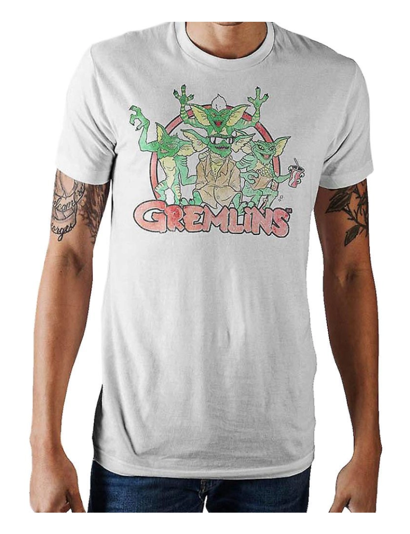 imagem de T-shirt Gremlins angustiados1