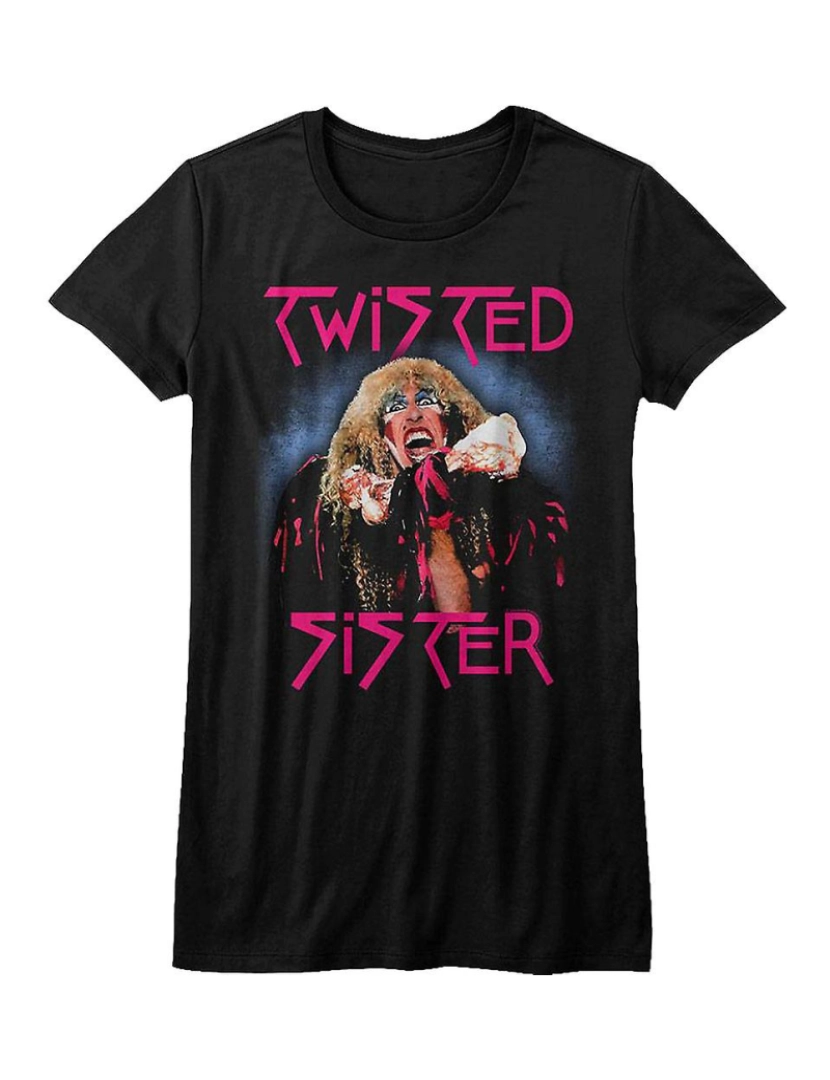 Rockinstone - T-shirt Camiseta Junior Stay Hungry Twisted Sister