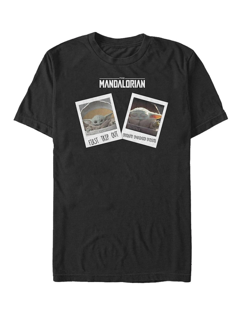 Rockinstone - T-shirt A Criança Polaroids Star Wars O Mandaloriano