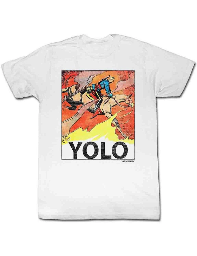 Rockinstone - T-shirt Flash Gordon Yolo