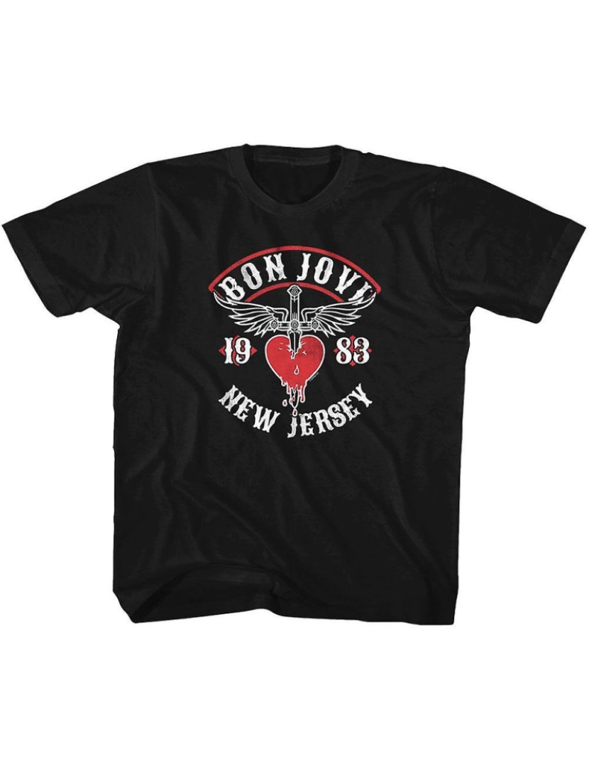 Rockinstone - T-shirt Bon Jovi Nj38 Juventude