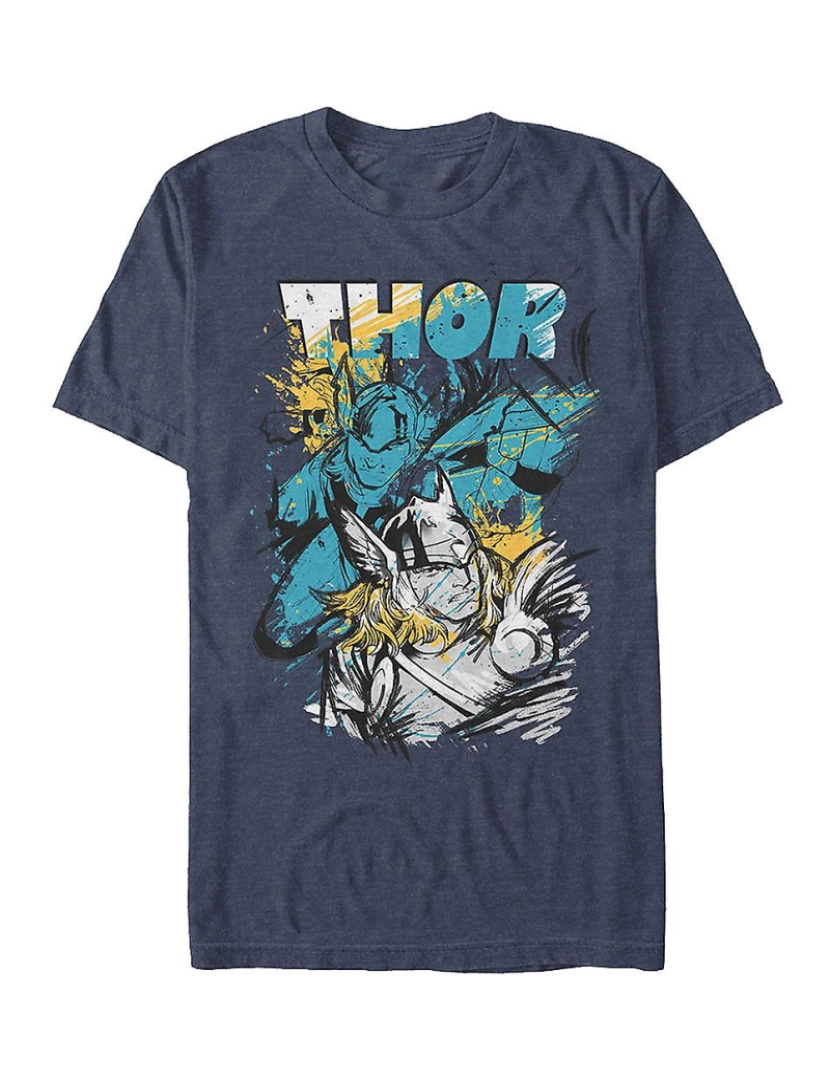 Rockinstone - T-shirt Respingos de tinta Thor