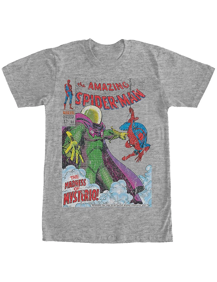 Rockinstone - T-shirt Loucura de Mysterio Homem-Aranha