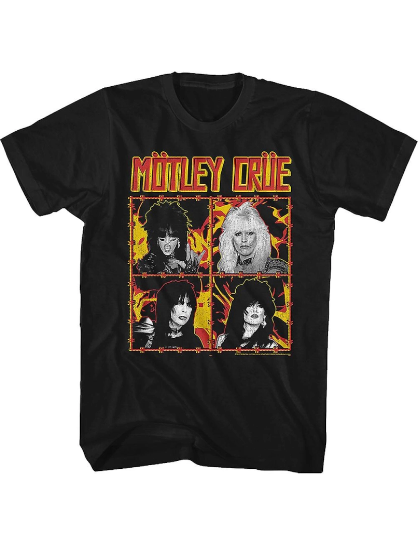 Rockinstone - T-shirt Motley Crue grita para o diabo