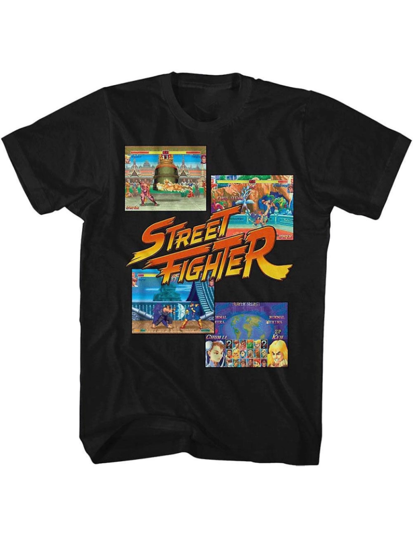 Rockinstone - T-shirt Street Fighter Multihit2