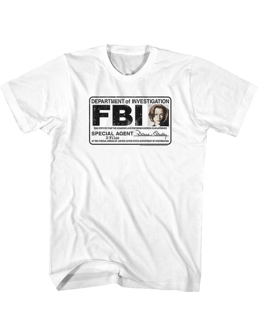 Rockinstone - T-shirt Agente Especial Dana Scully Arquivo X