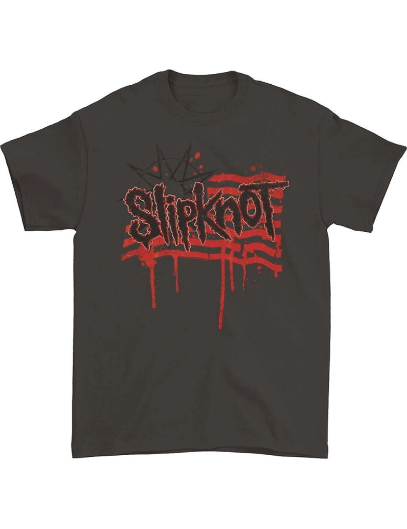 Rockinstone - T-shirt Turnê de verão de 2015 da bandeira do Slipknot