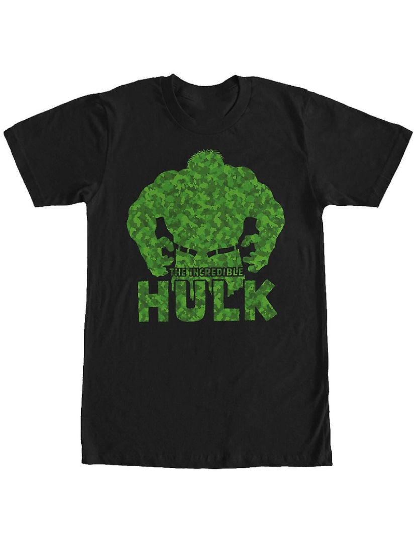 Rockinstone - T-shirt Camuflagem Incrível Hulk