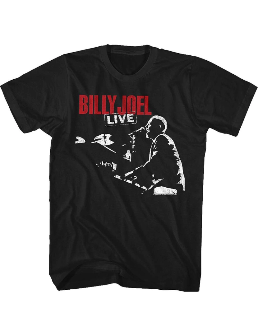 Rockinstone - T-shirt Billy Joel ao vivo