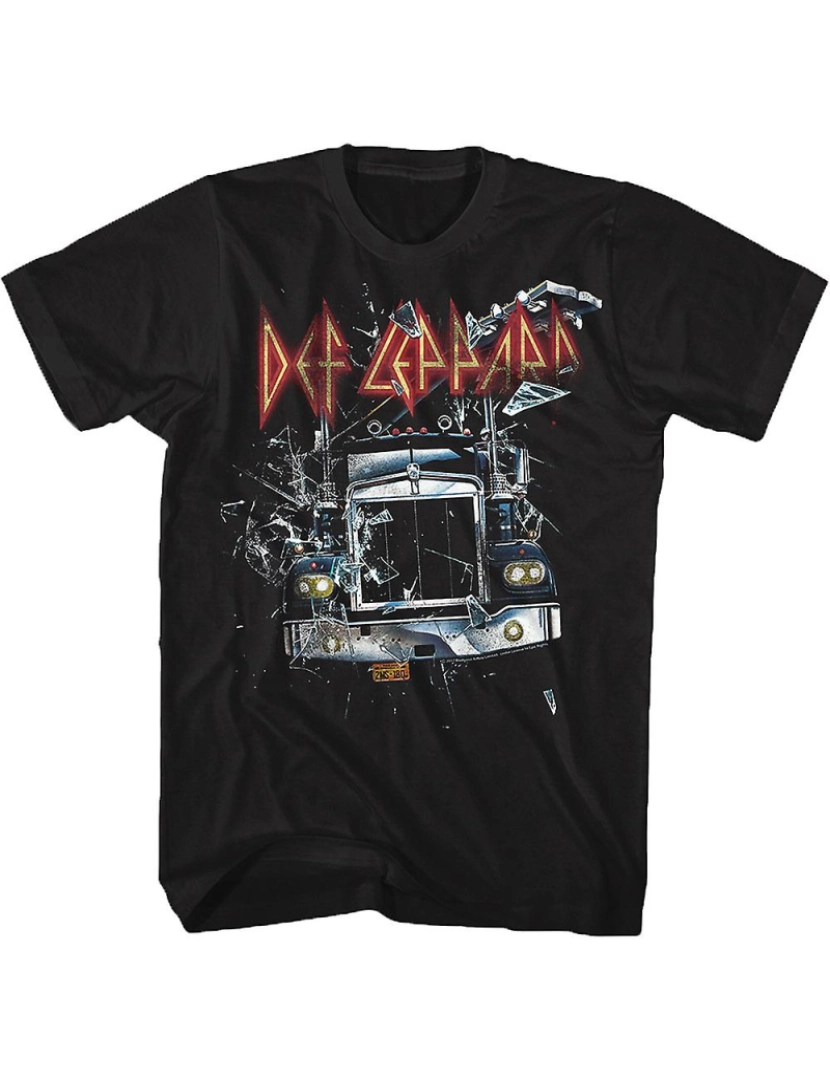 Rockinstone - T-shirt Durante a noite, Def Leppard