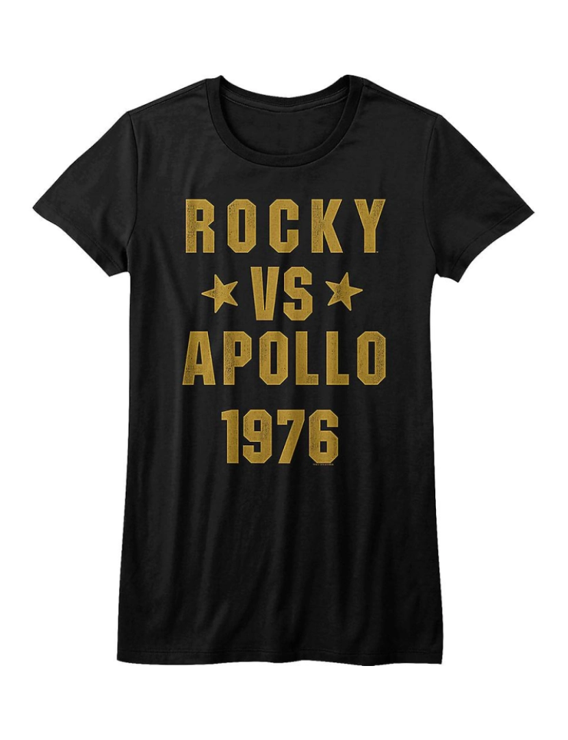 Rockinstone - T-shirt Camisa Junior Rocky vs Apollo 1976 Rocky