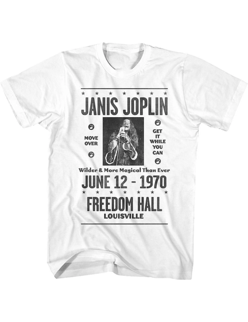 Rockinstone - T-shirt Salão da Liberdade Janis Joplin