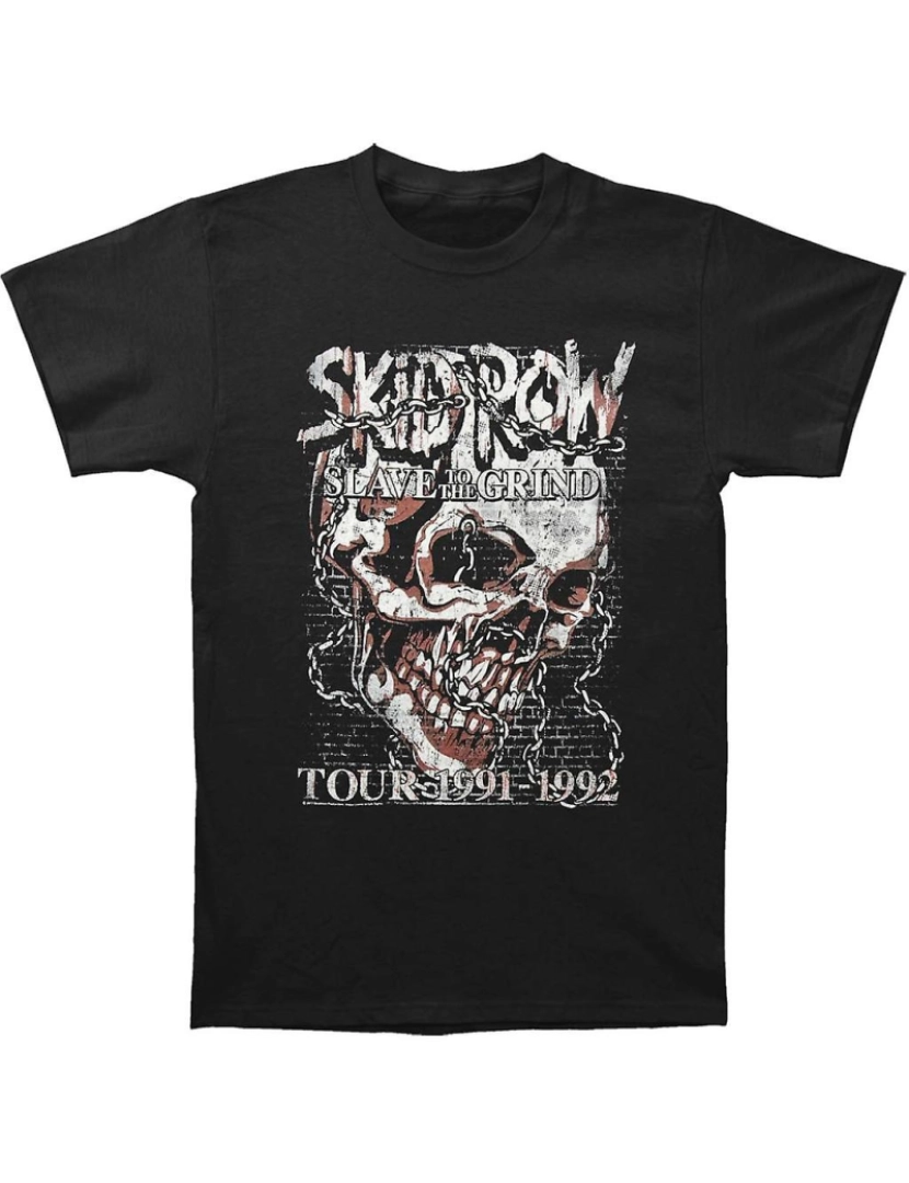 Rockinstone - T-shirt Corrente de caveira Skid Row