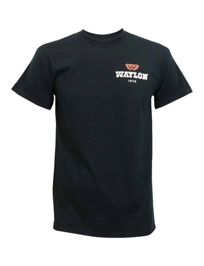 Rockinstone - T-shirt Camiseta Waylon Jennings Você está pronto