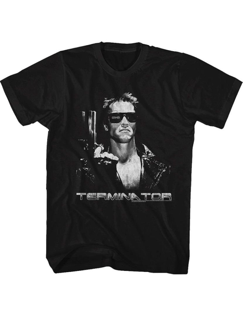 Rockinstone - T-shirt Camisa do Exterminador do Futuro Schwarzenegger