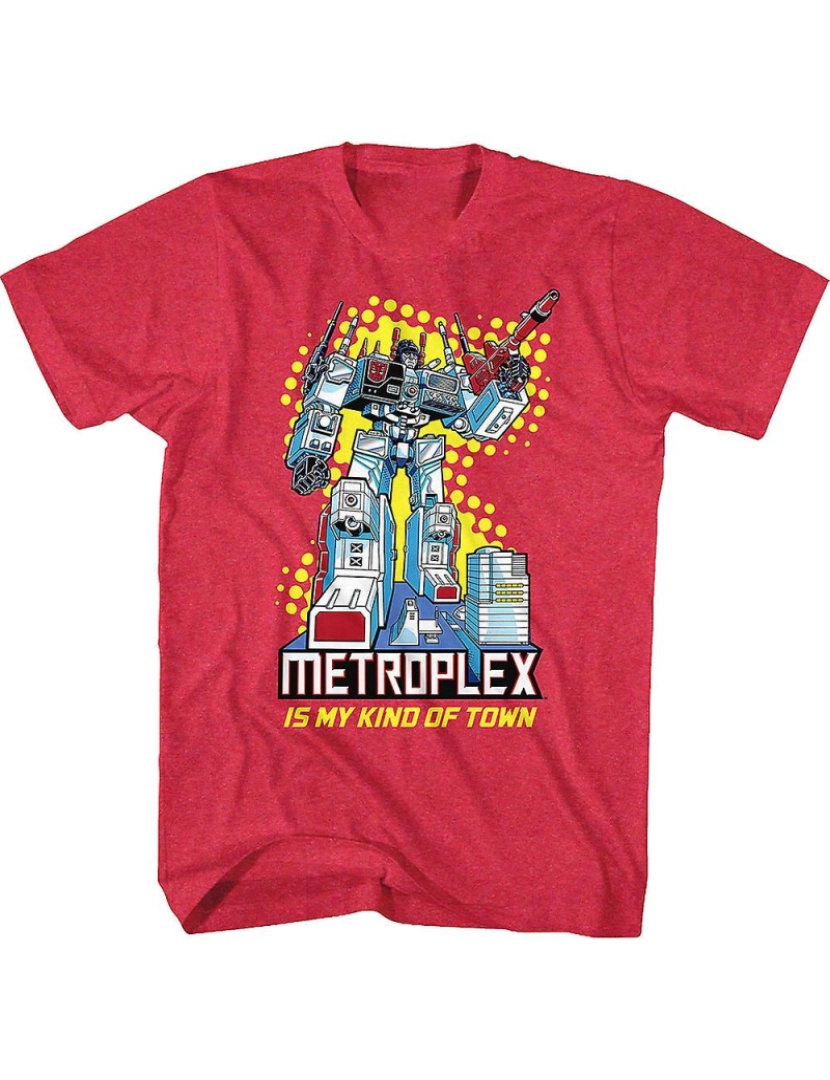 Rockinstone - T-shirt Camisa Metroplex Transformers