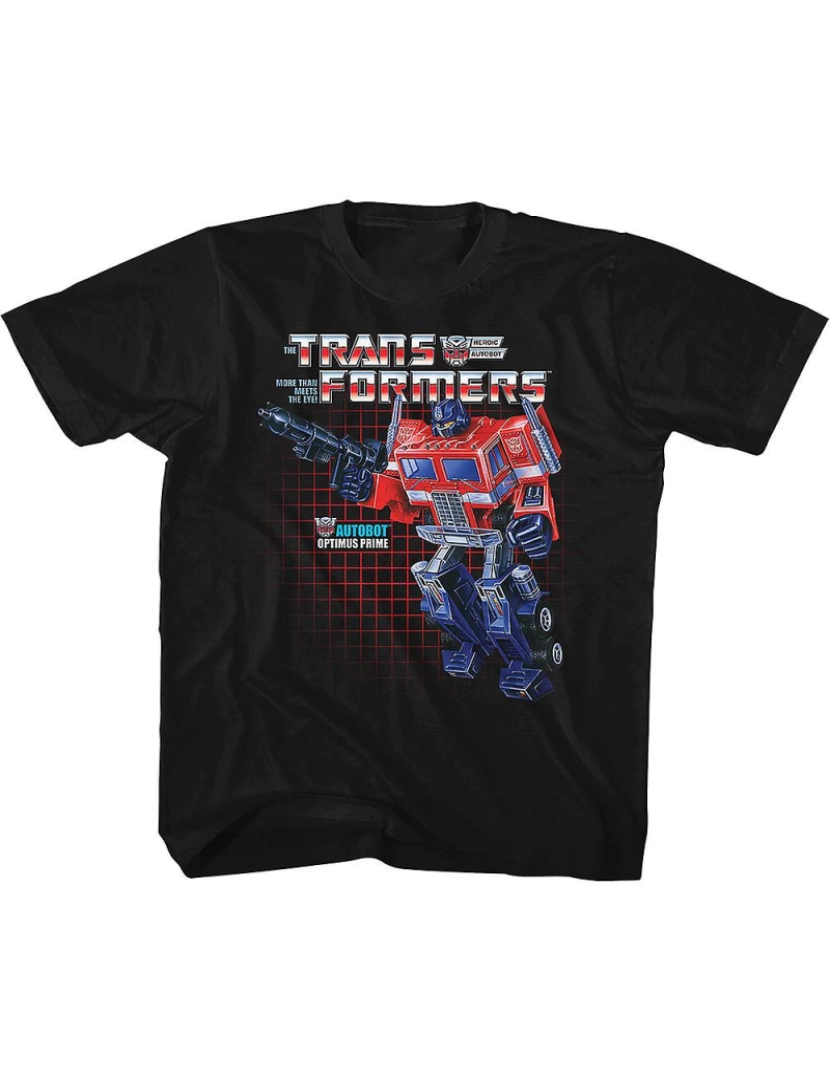 Rockinstone - T-shirt Camisa Juvenil Box Art Optimus Prime