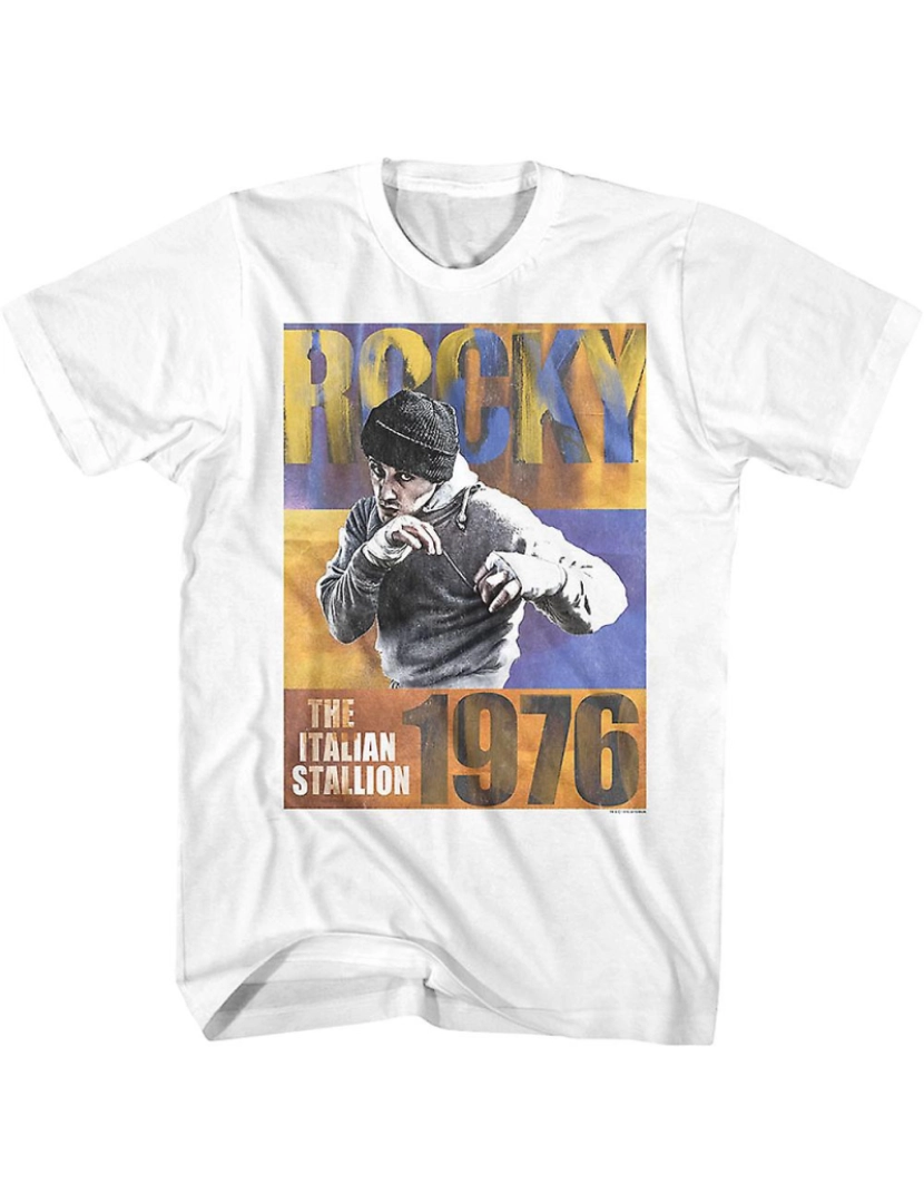 Rockinstone - T-shirt O Garanhão Italiano 1976 Rocky