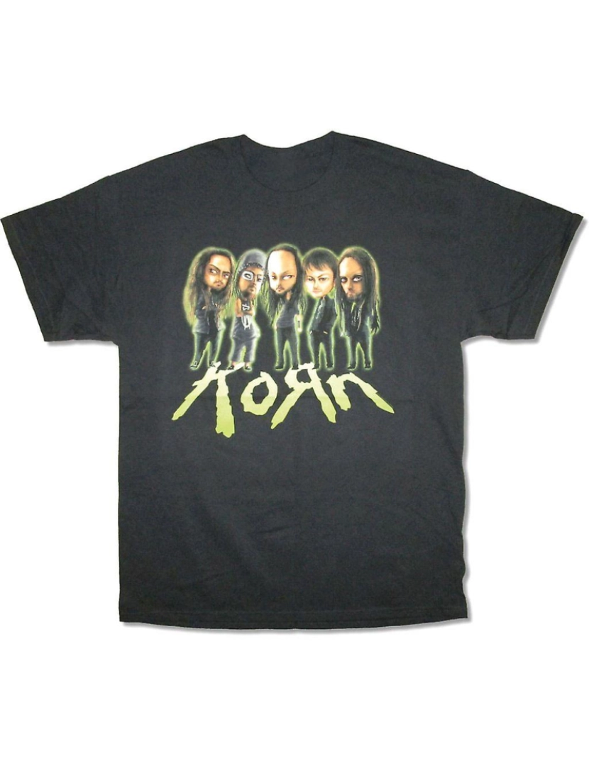 Rockinstone - T-shirt Caricatura Korn