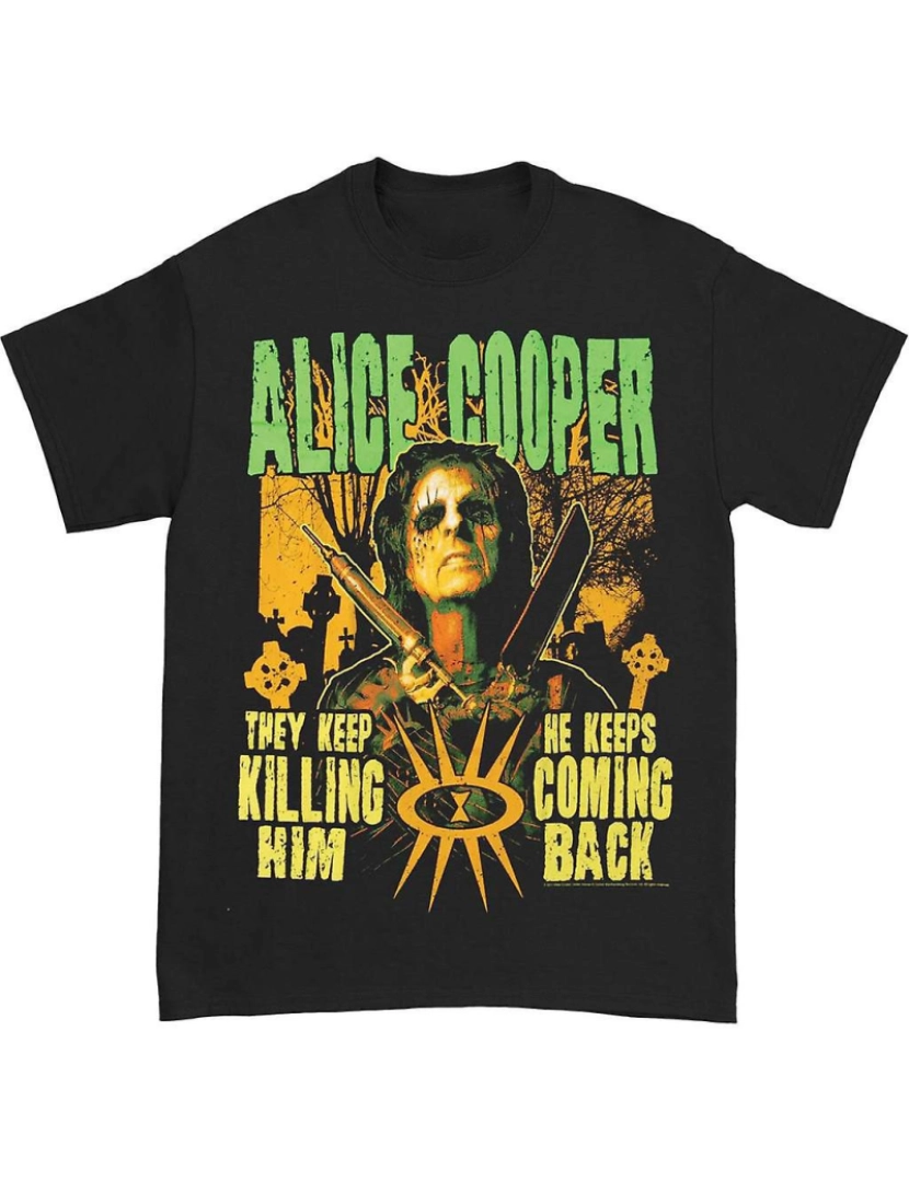 Rockinstone - T-shirt Cemitério de Alice Cooper