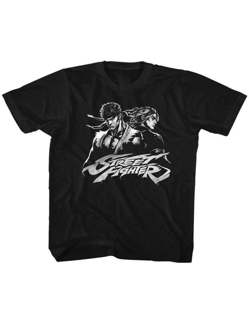 imagem de T-shirt Street Fighter Two Dudes Juventude1