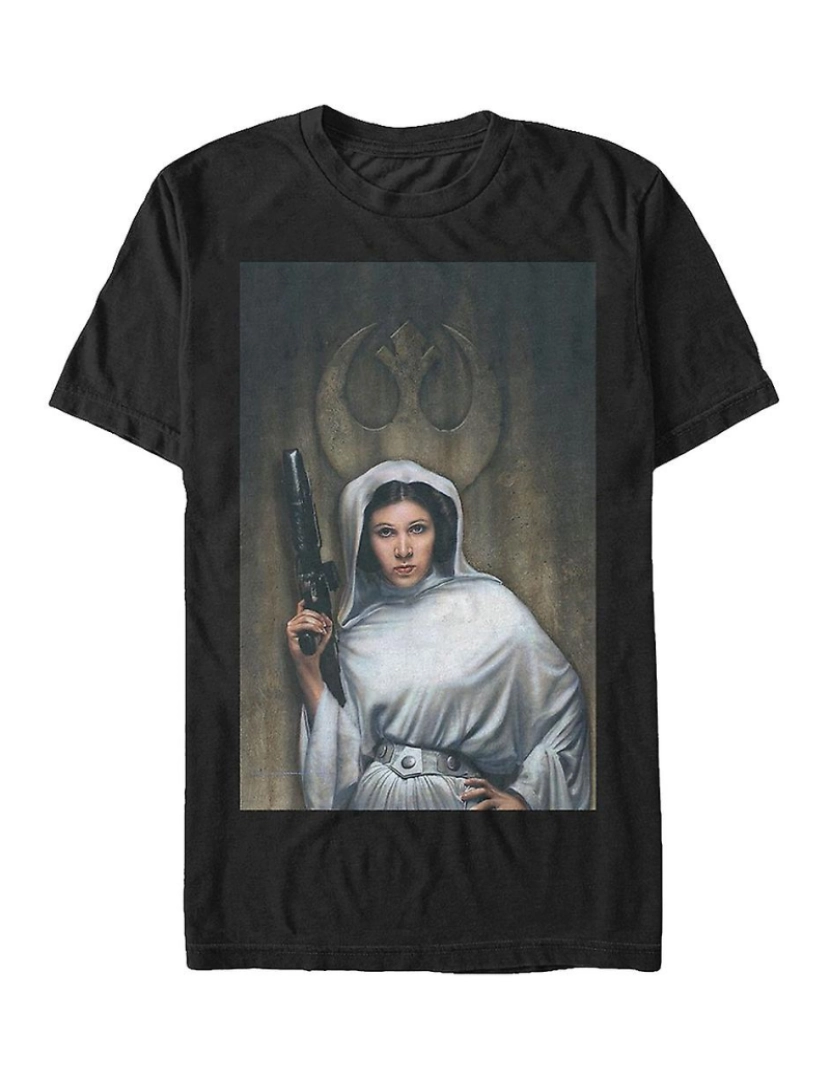 Rockinstone - T-shirt Princesa Leia pintando Star Wars