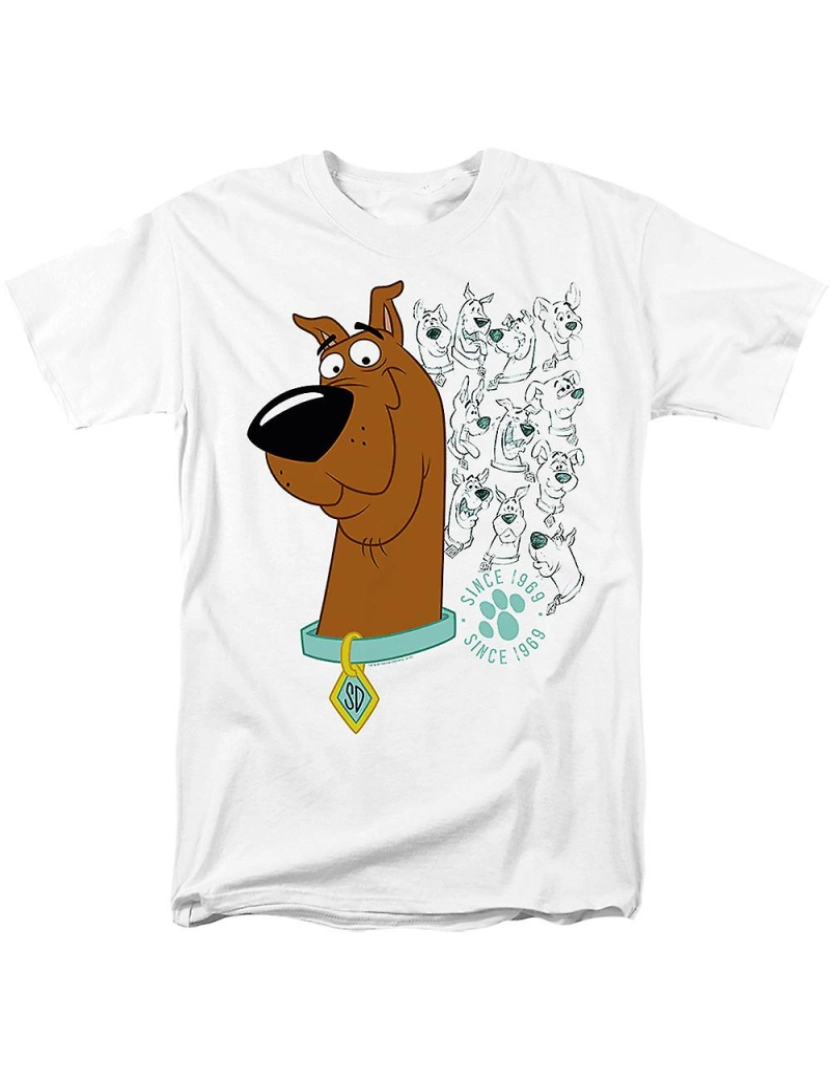 Rockinstone - T-shirt Evolução do Scooby-Doo