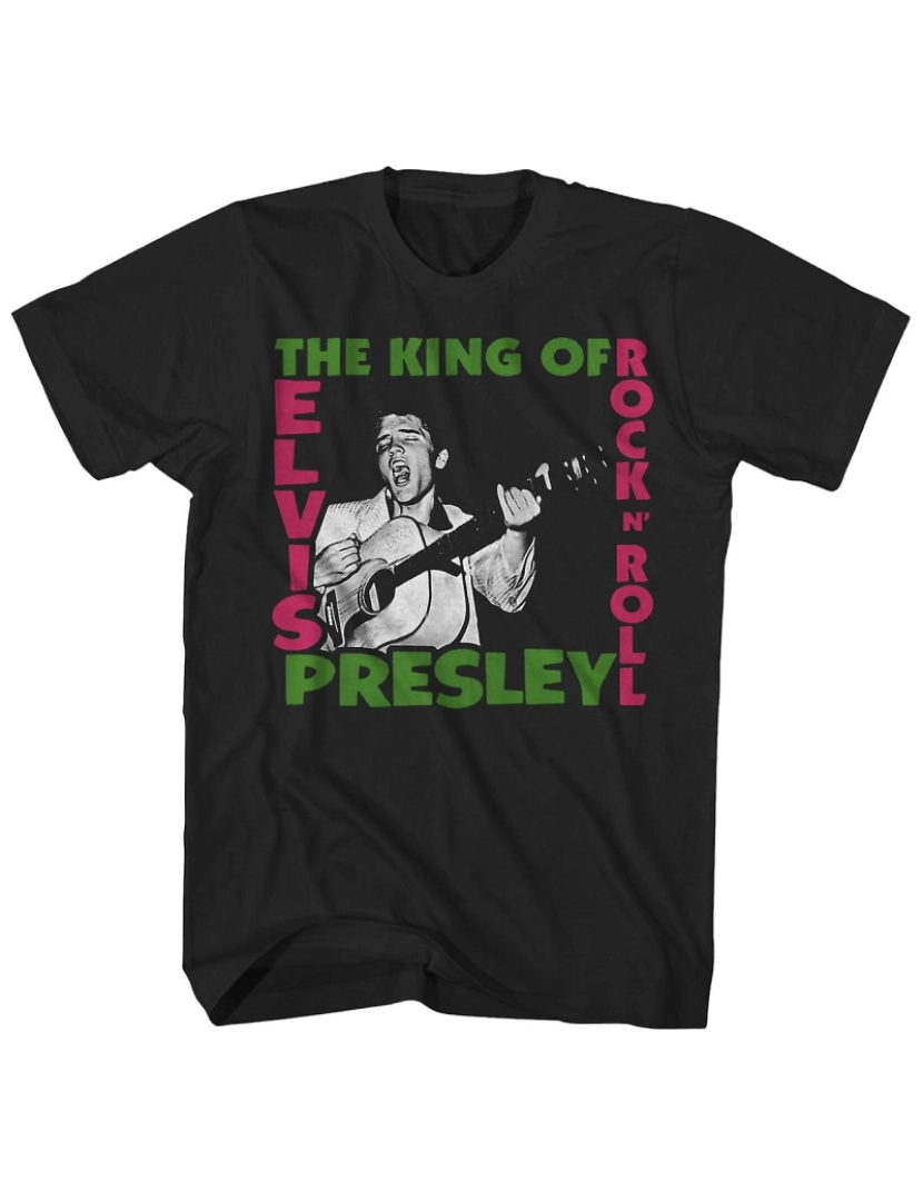 Rockinstone - T-shirt Camisa Elvis Presley O Rei do Rock Elvis Presley