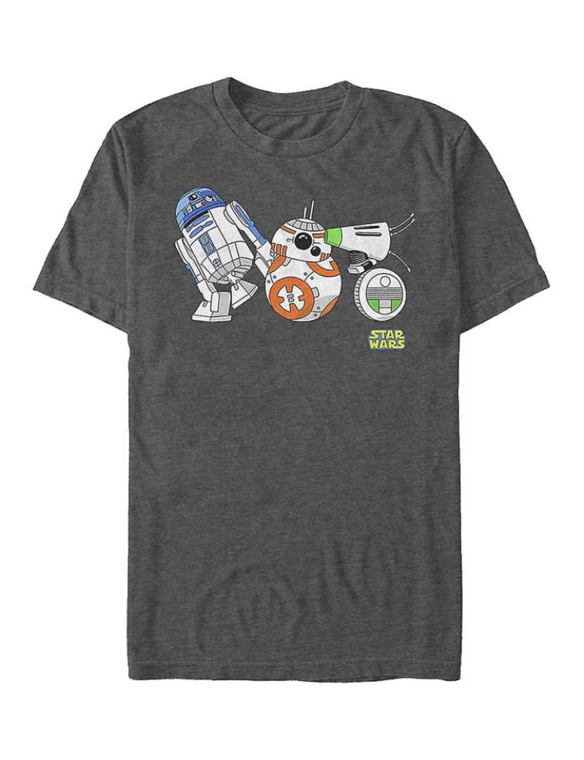 Rockinstone - T-shirt Droids R2-D2 BB-8 D-O Star Wars