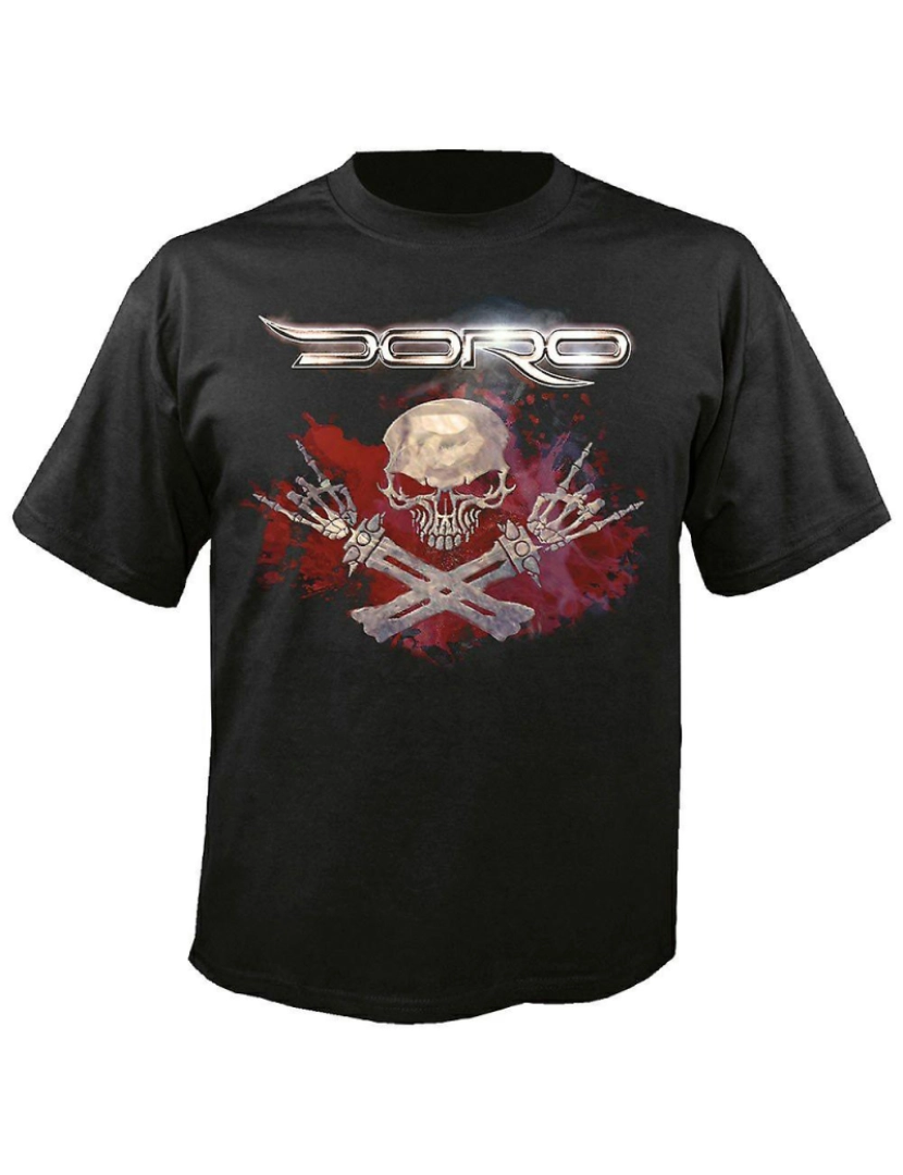 Rockinstone - T-shirt Doro Caveira Sangrenta