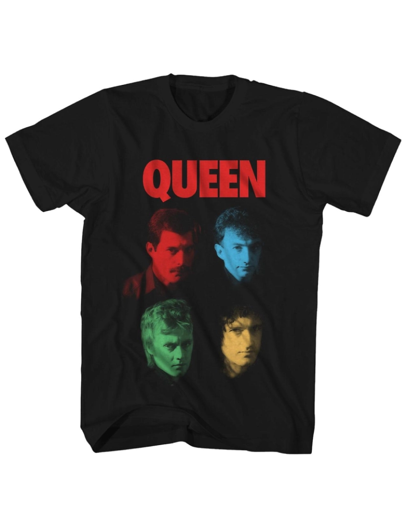 Rockinstone - T-shirt Queen Hot Space Álbum Art Queen Camiseta