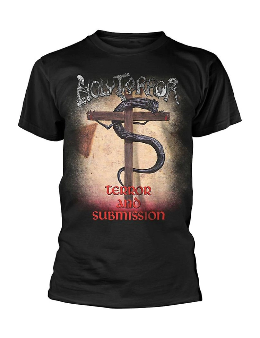 Rockinstone - T-shirt Santo Terror Terror e Submissão