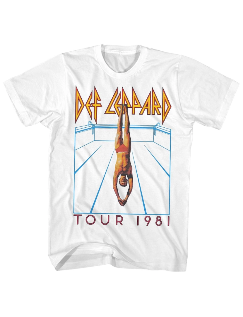 Rockinstone - T-shirt Camisa Def Leppard â€?1 Tour Def Leppard