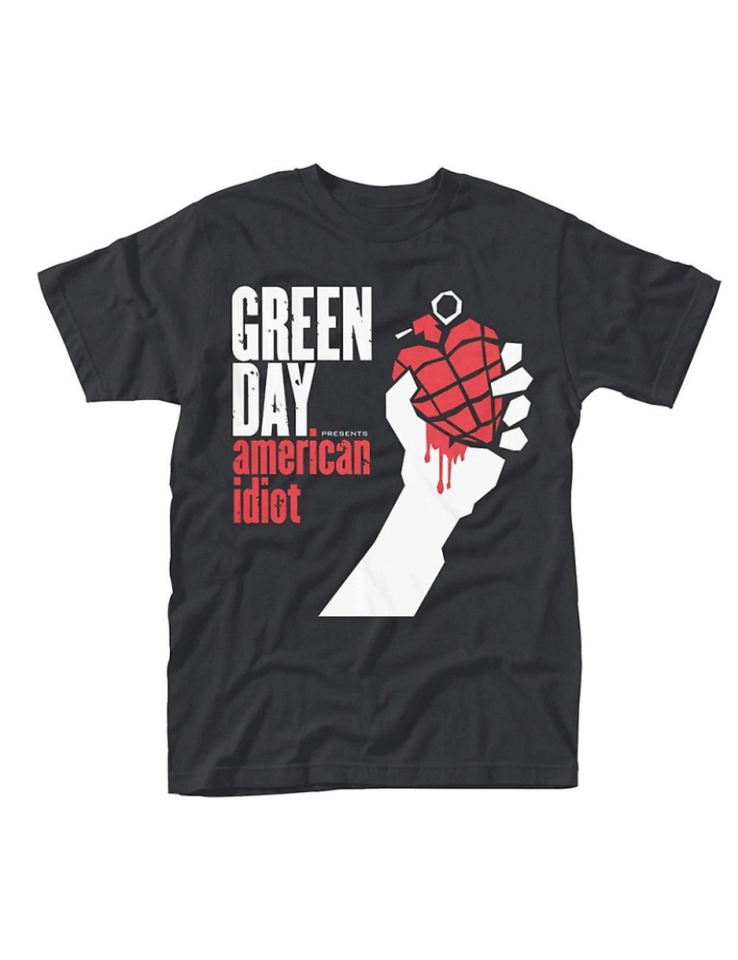 Rockinstone - T-shirt Idiota Americano do Green Day