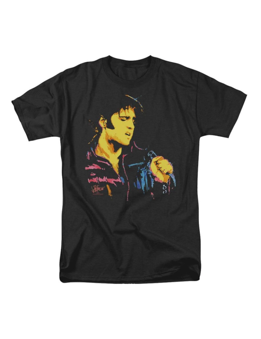 Rockinstone - T-shirt Elvis Presley Néon Elvis