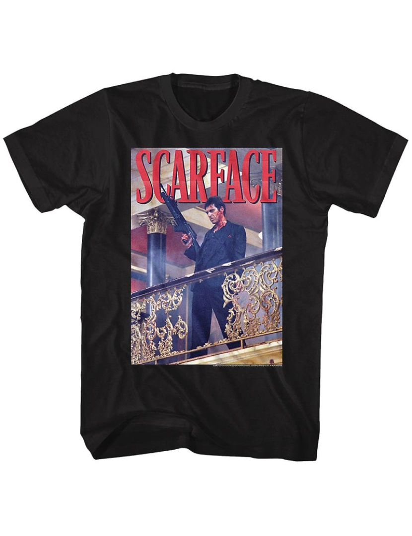 Rockinstone - T-shirt Pôster de Tony Montana Scarface