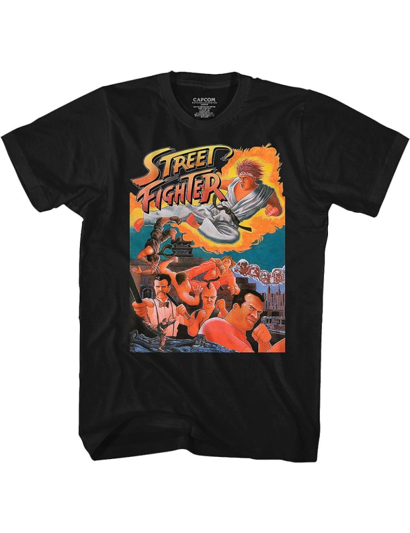 Rockinstone - T-shirt Folheto de arcade Street Fighter