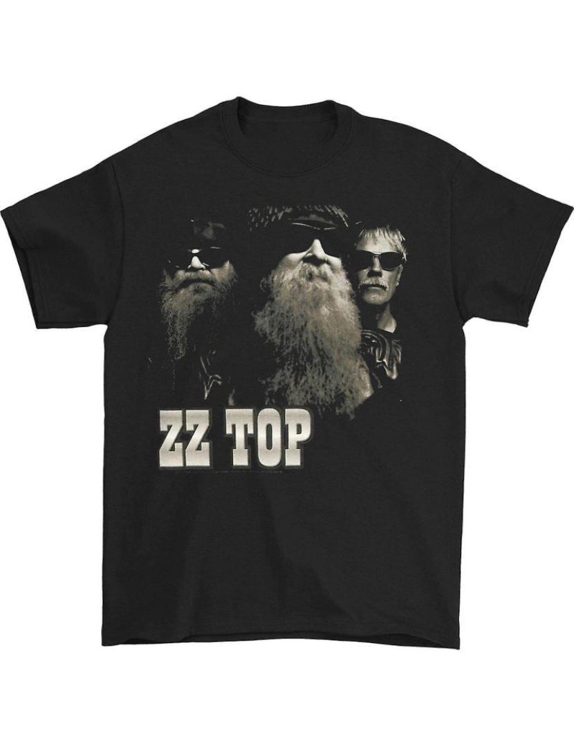 Rockinstone - T-shirt Excursão fotográfica ZZ Top P&B 2013