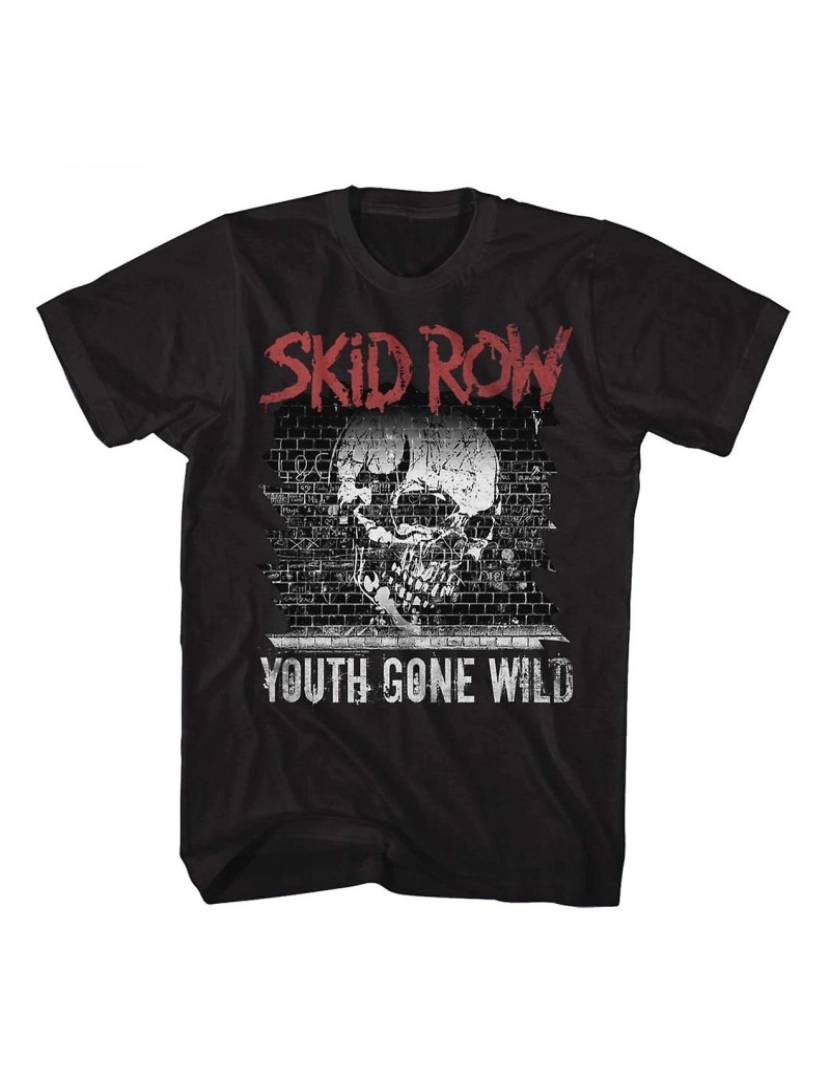 Rockinstone - T-shirt Skid Row Skid Row Graffiti enlouquecido