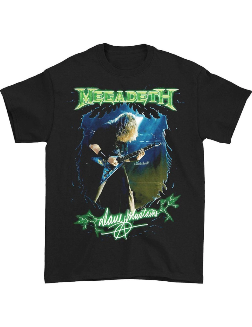 Rockinstone - T-shirt Foto do Megadeth