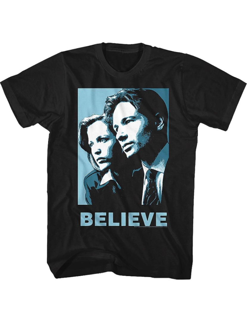 imagem de T-shirt Scully e Mulder acreditam em Arquivo X1