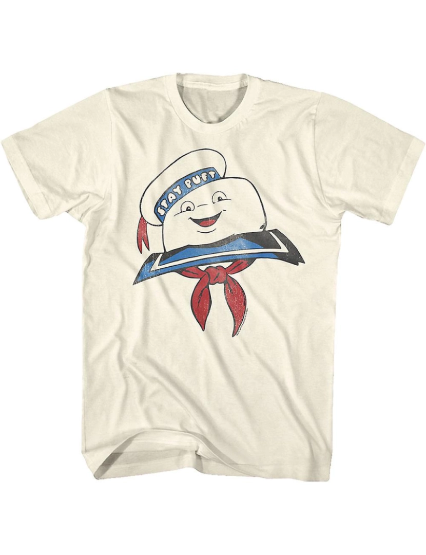 Rockinstone - T-shirt Stay Puft Marshmallow Man Verdadeiros Caça-Fantasmas