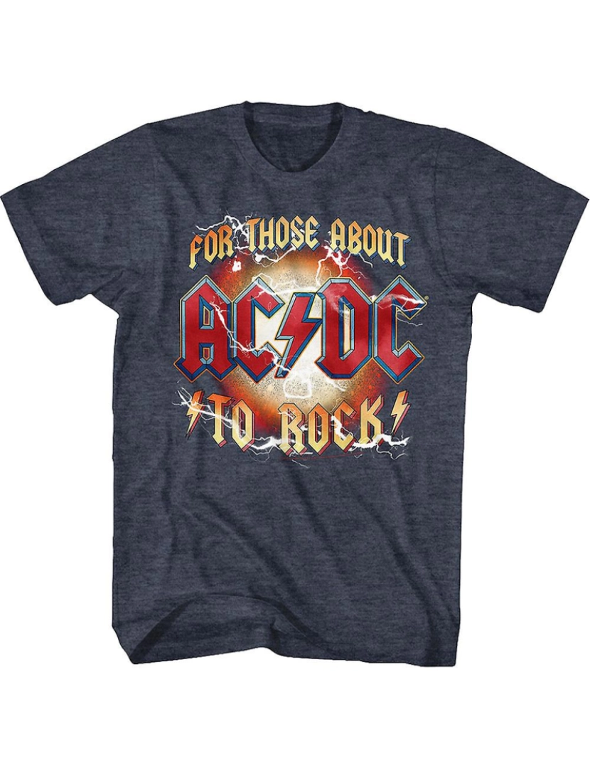 Rockinstone - T-shirt Para aqueles que estão prestes a arrasar no ACDC