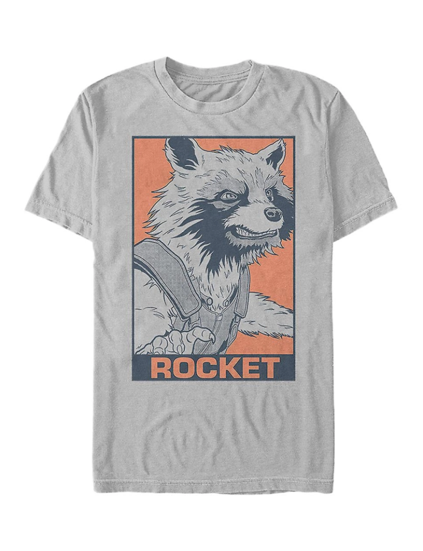 Rockinstone - T-shirt Rocket Raccoon Pop Art Vingadores Ultimato