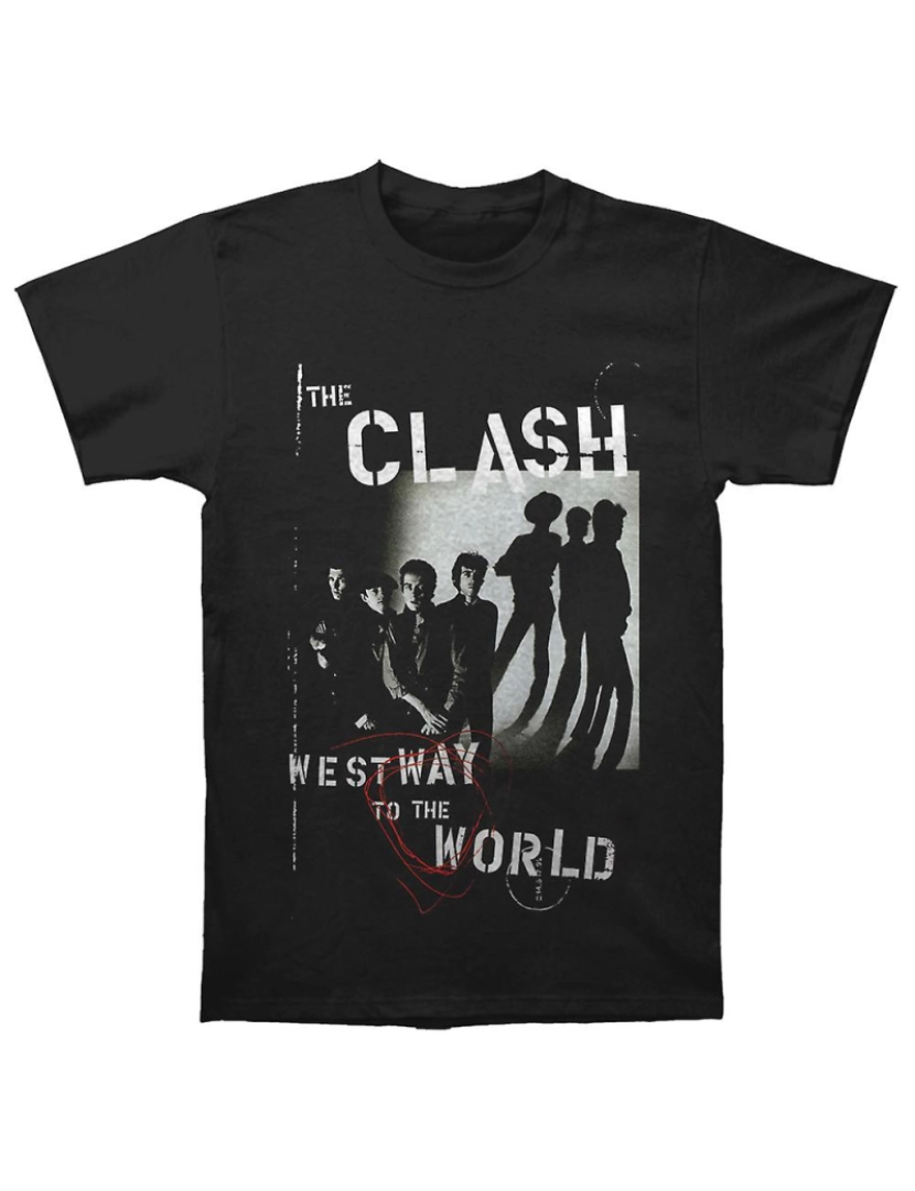 Rockinstone - T-shirt O Clash Westway para o mundo